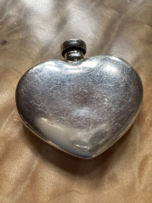 Tiffany & Co.Sterling Silver Heart Shaped Perfume Bottle