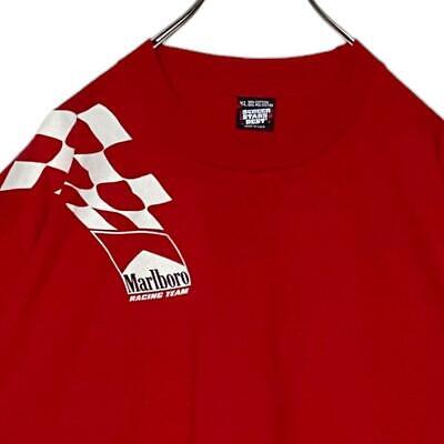 Marlboro 90S Vintage Usa Racing T-Shirt Red Single Stitch Marlboro 90S Vintage Usa Racing T-Shirt Red Single Stitch