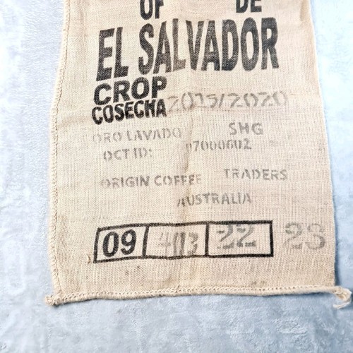 Cafe De El Salvador Extra Large 69kg Coffee Beans Bag Hessian Burlap Sack. - Picture 4 of 6