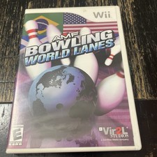 AMF Bowling: World Lanes (Nintendo Wii, 2008) Complete in Box