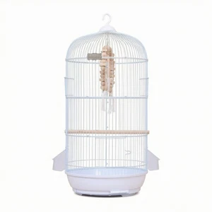 Bird Cage with Swing Arched Bird Cage with Perch Sturdy for Home