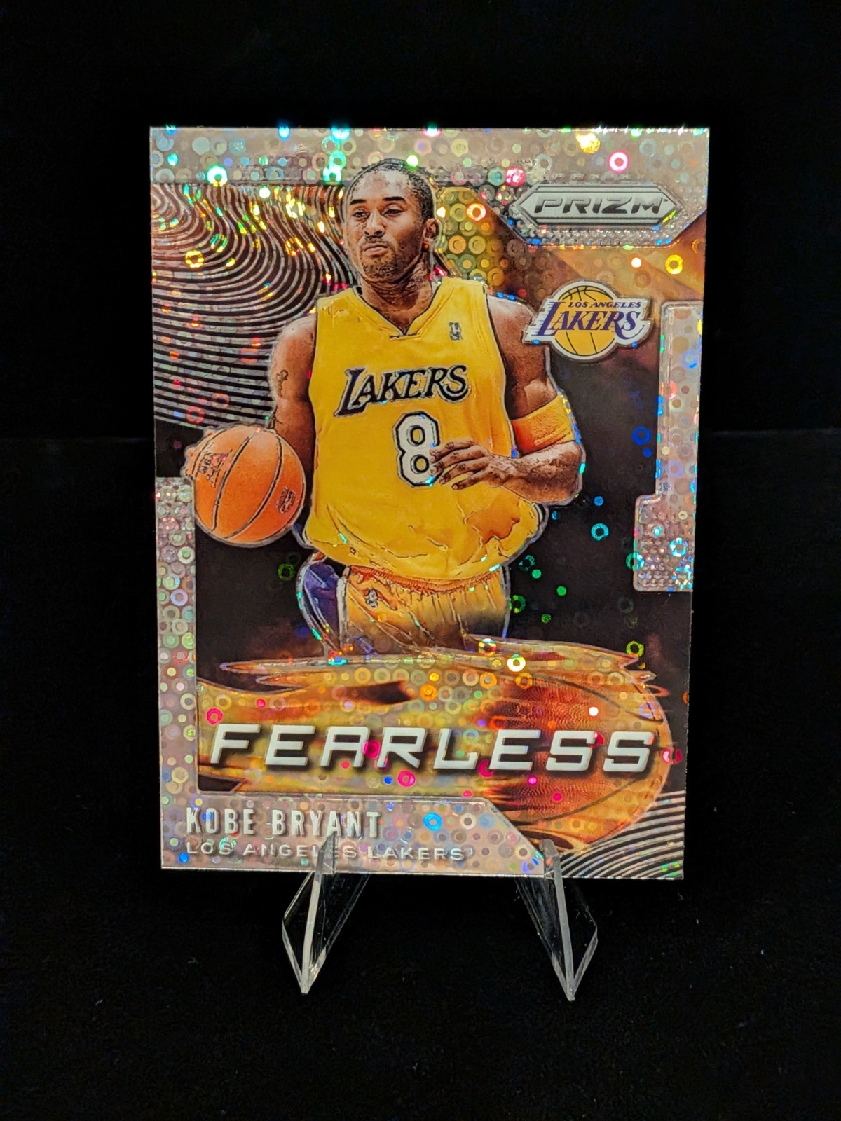 2019-20 Panini Prizm Fearless Silver Kobe Bryant #12 LA Lakers Refractor HOLO