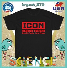 Harbor Freight ICON Tools Logo Men's T-Shirts American Size Tees Shirt