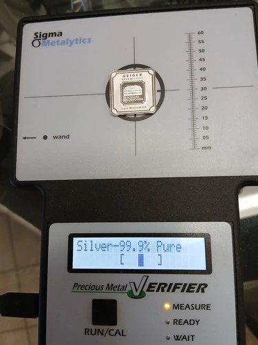 Silver Geiger 10 Grams .999 Fine Silver Bar    TP-0830