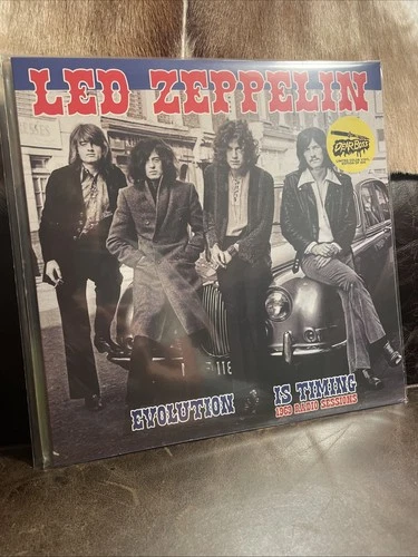 Led Zeppelin EVOLUTION IS TIMING Limited ed of 300 BLUE Vinyl 2xLP UK SEALED