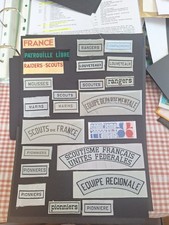 Scout Badges FRENCH FRA/SGDF/MISC X 32