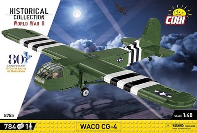 COBI, Militärflugzeug WACO CG-4 - 80. Jahrestag - 784 Teile, 1/48, COB5755