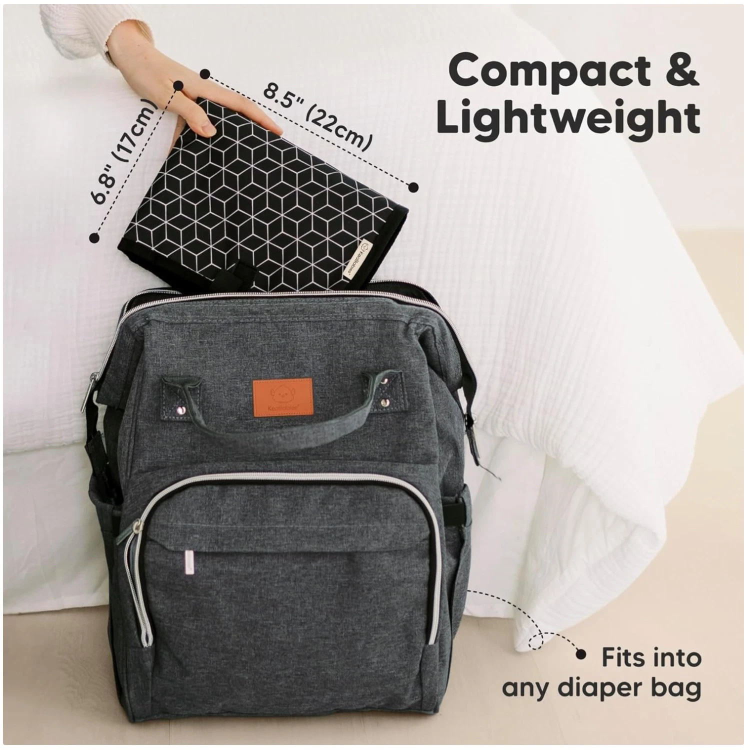 Portable Diaper Changing Mat - Compact & Lightweight
Opens in a new window or tab