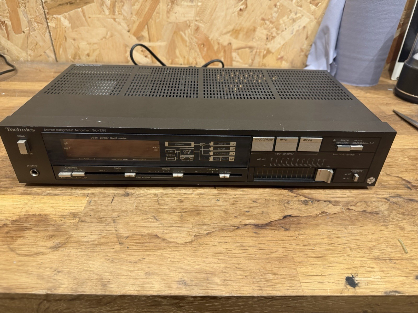 Technics SU-Z55 Stereo Integrated Amplifier Hi-Fi Separate Made in Japan