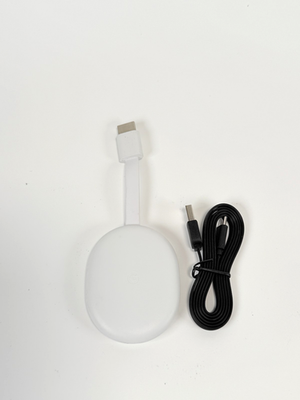 Google Chromecast with Google TV HD G454V Streaming Device White