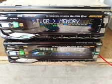 Alpine CDA-5755 MDA-7755J Set CD MD Player Car Audio JDM Tested Excellent