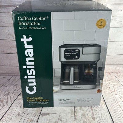 Cuisinart SS 4N1 Coffee Center Barista Bar 4 in 1 Coffee Maker Espresso