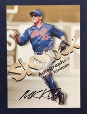 1990-1999 MLB AUTOGRAPH INSERTS - YOU PICK - auto signed (FREE SHIPPING)