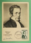 DR WHO 1952 FRANCE MAXIMUM CARD FDC LAENNEC R27073