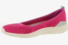 EASY SPIRIT GLITZ Womens Pink Knit Slip On Walking SHOES  8.5M  NWOB