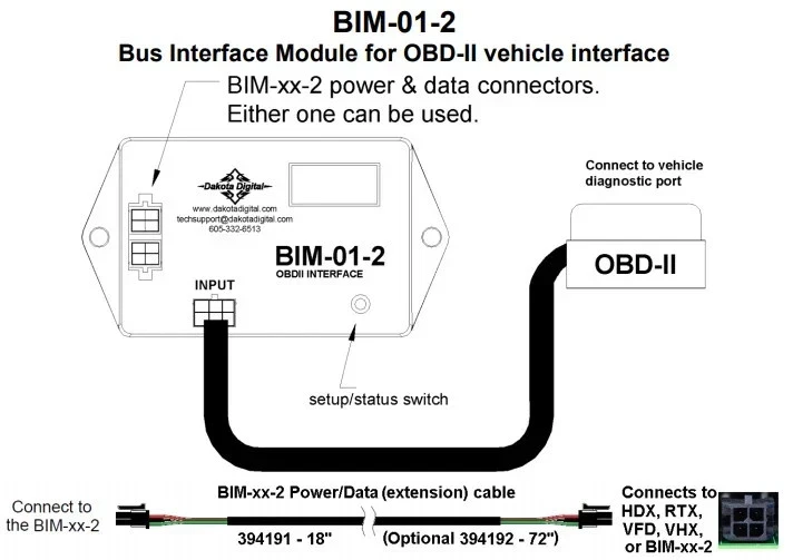 ✅ NUEVO Módulo de interfaz Dakota Digital BIM-01-2 - OBDII y CAN ENVÍO GRATUITO ✅ Foto 2 de 4