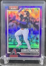 Gabriel Moreno 2026 Topps Series 1 Purple Holo Foil /250 Color Match (#71)