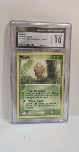 Weedle graded CGC 10 for sale on eBay