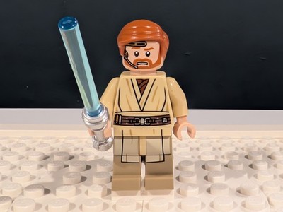 LEGO Star Wars Obi-Wan Kenobi W/ Headset SW0704 Minifigure From Set 75135