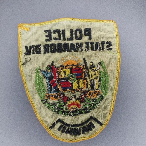 Police State Harbor Division Hawaii HI State Coat of Arms 5" Patch - Picture 2 of 2