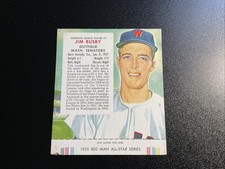 1955 Red Man Baseball #2 Jim Busby VGX