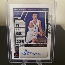 2025-2026 Panini Contenders Euroleague Mario Hezonja International Ticket Auto
