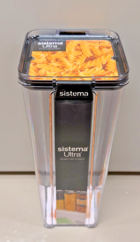 Sistema Tritan Ultra Airtight Food Storage Container 1.9L Leakproof BPA Free Box