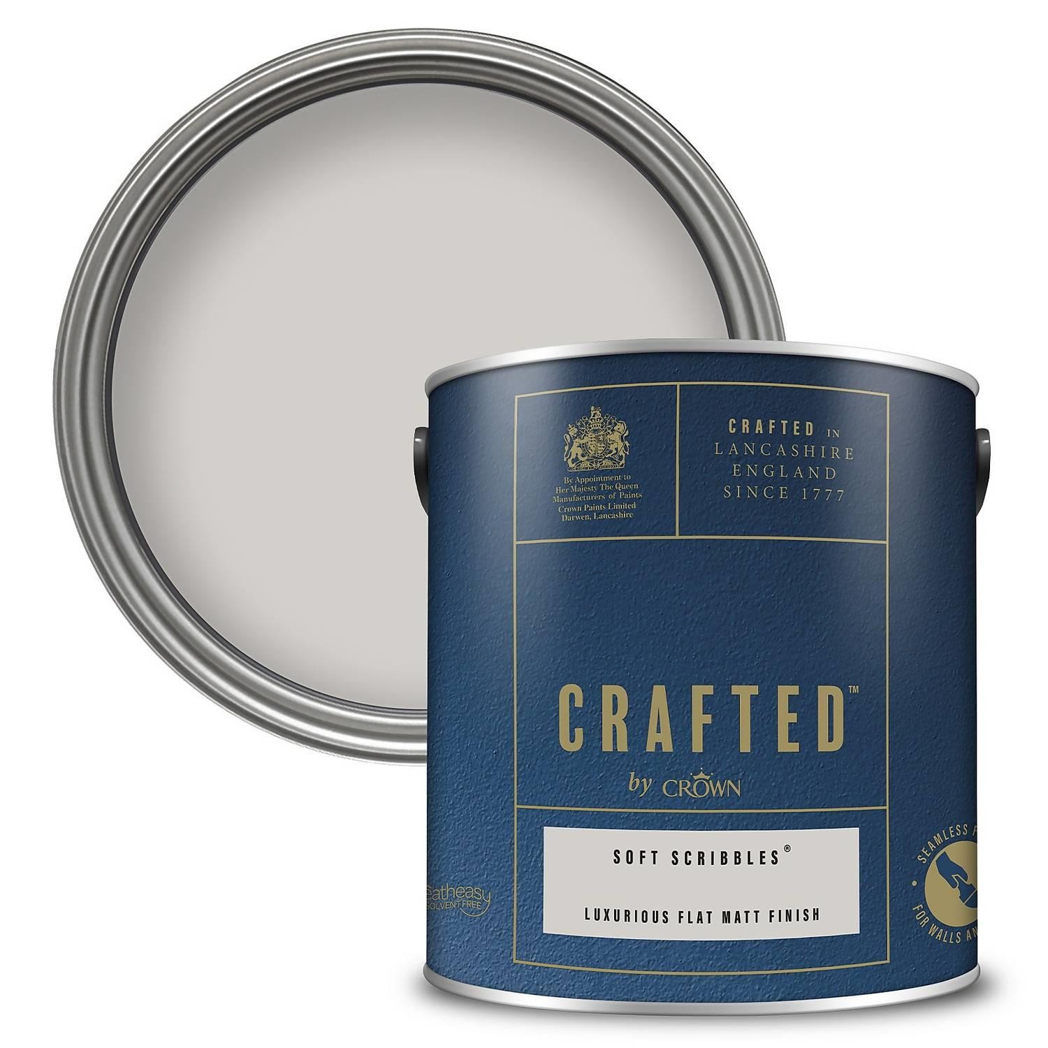 Crown Crafted Soft Scribbles Flat Matt Paint 2.5L - Image 2