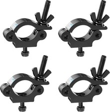 Heavy Duty Truss Clamp, 660 lb Aluminum Alloy DJ Light Clamps, Black