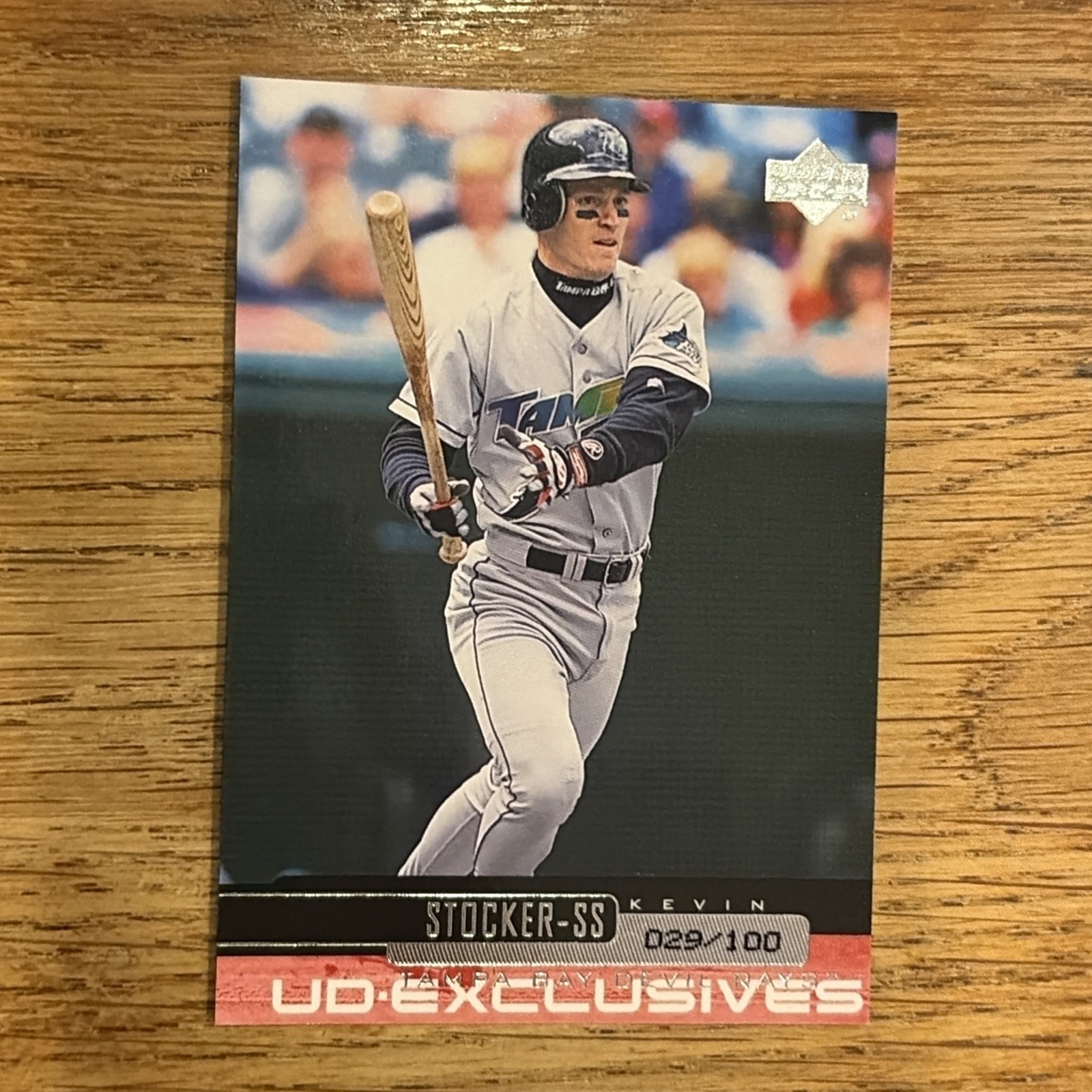 2000 Upper Deck UD Exclusives Silver 29/100 Kevin Stocker #243 SSP