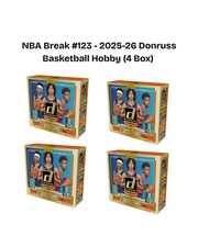 MYSTERY WHEEL -NBA Break #123 - 2025-26 Donruss Basketball Hobby (4 Box)