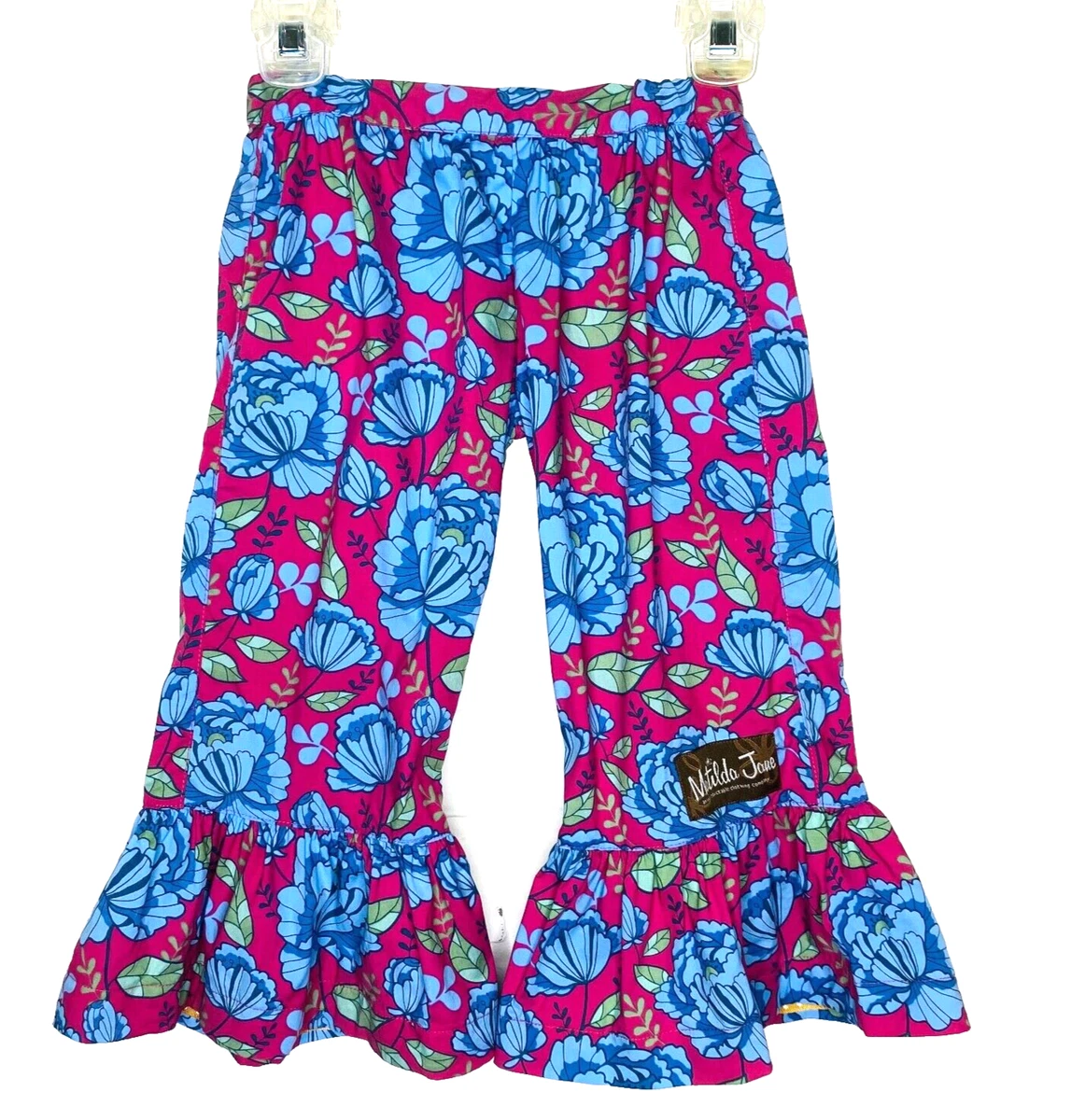Pantalon à Volants MATILDA JANE Gypsy Blue Plaid – Taille 8 – Neuf Avec étiquettes (NWT)