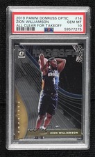 2019 Donruss Optic All Clear for Takeoff Zion Williamson #14 PSA 10 GEM MT zy6