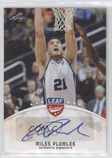 2012 Leaf Base Auto Miles Plumlee #BA-MP1 Auto ni4
