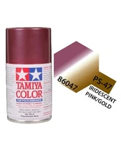 Tamiya 86047 PS-47 Iridescent Pink/Gold Polycarbonate Spray Paint 100ml NEW