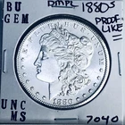 1880 S BU GEM MORGAN SILVER DOLLAR UNC MS+++ U.S. MINT RARE COIN 7040