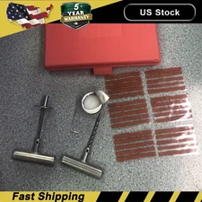 Tire Repair Kit 35 Piece Repair Punctures & Plug Flat universal car boat bike A