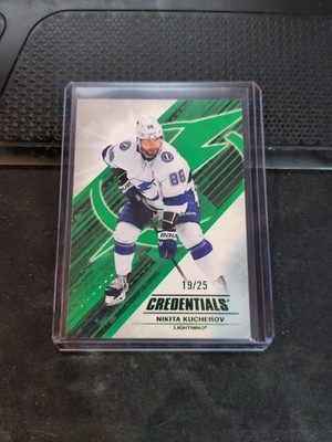 2024-25 Credentials Green #99 Nikita Kucherov /25