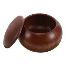 Compact Brown Wooden Urn for Pet Ashes Small Keepsake Box for Memorial Display