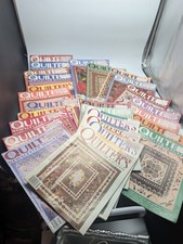 Vintage Quilter's Newsletter Magazine Mixed Lot   26 Issues  1991  1996 