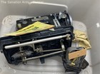 Zig-Zag Black Silver Metal Corded Electric Sewing Machine With Box — photo 1