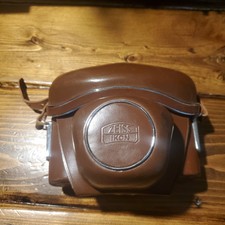 Zeiss Ikon Brown Leather Case 20.7512 Made In Germany