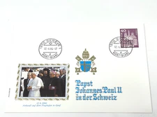1984 - 'Switzerland', ' Pope John Paul II visit to Switzerland' III. FDC (#97)