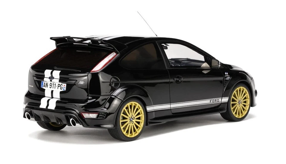 OTTOMOBILE, FORD FOCUS MK2 RS LE MANS 2010 nero, 1/18, OT1008 - Immagine 2 di 4