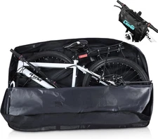 26 Inch Folding Bike Transport Bag - Waterproof Bicycle Travel Case Carrier Bag