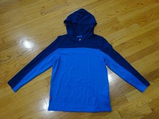 Icebreaker Merino Midweight Hooded Blue Youth 11-12 Years Youth HOLES