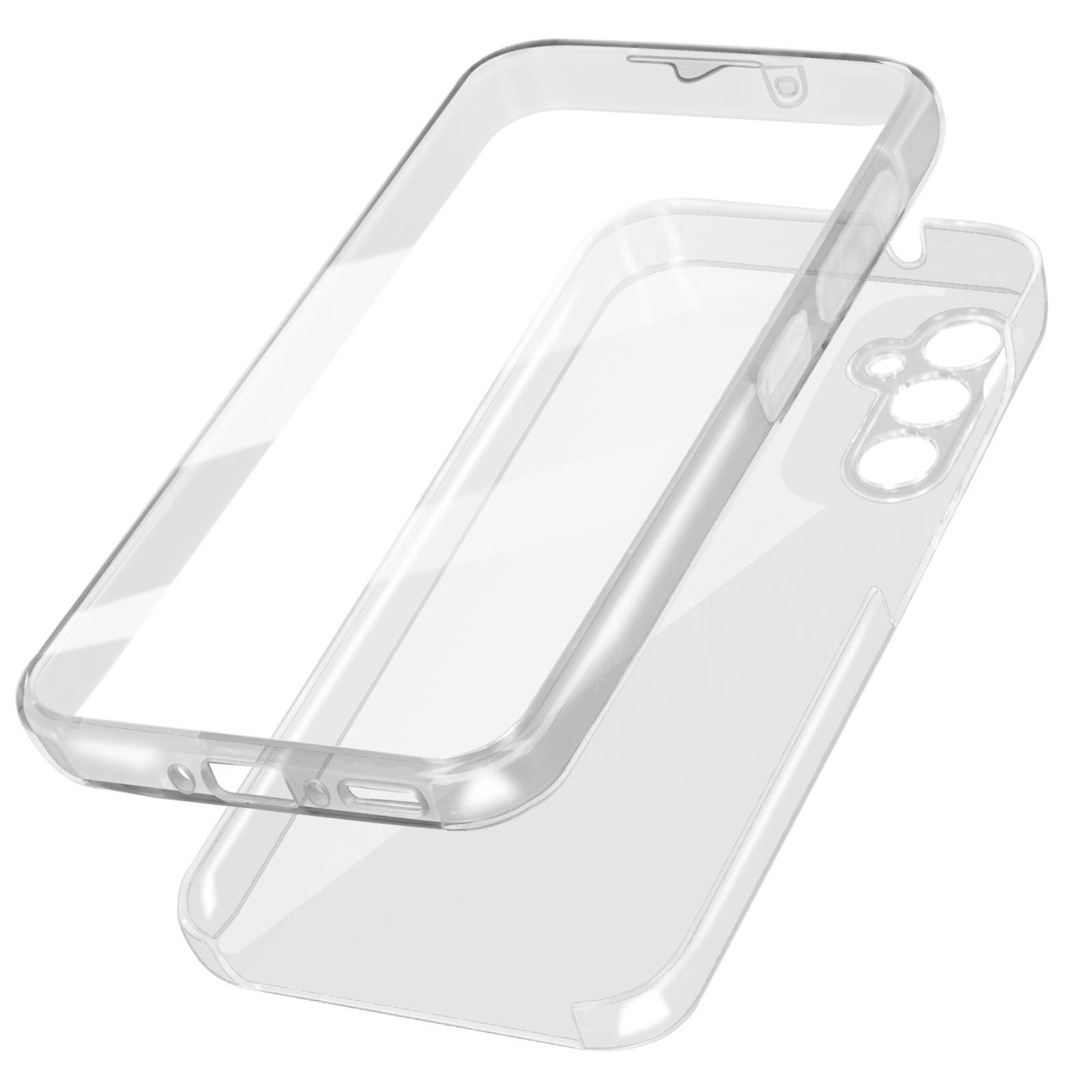 Coque transparente Galaxy A54 5G double face souple étui de protection totale 360