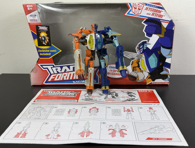 Transformers Animated Safeguard Set Of Jetfire And Jetstorm - MINT