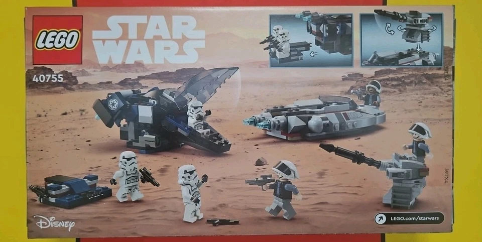 SHIPS FAST! Lego Star Wars: 40755 Imperial Dropship vs. Rebel Scout Speeder - Image 2 of 2