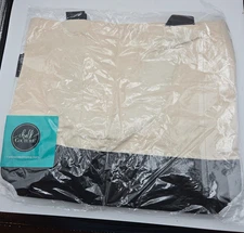 Chalk Couture Canvas Shoulder Tote Bag NIP 15x17 Smoke Free